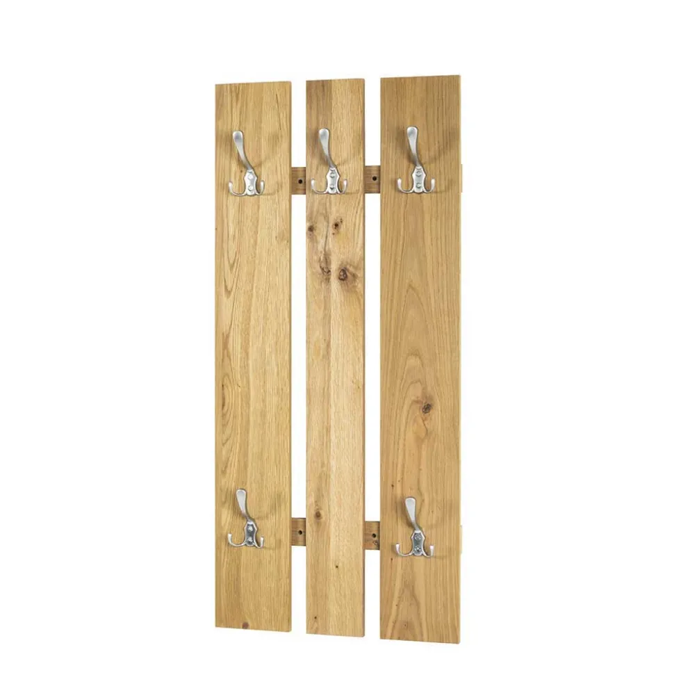 45cm schmale Garderobe Ravona mit Eiche Furnier
