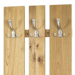 45cm schmale Garderobe Ravona mit Eiche Furnier