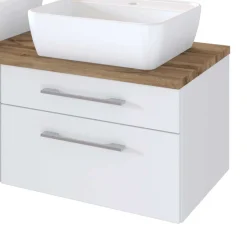 120cm Waschtisch für 2 Personen in Weiß - Enwicos