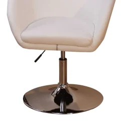 Cocktail Drehstuhl Onu in Weiß