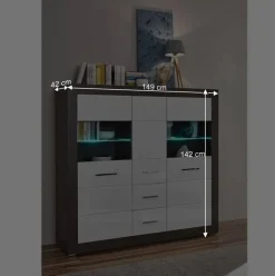 Coole Wohnzimmer Möbel Kombination - Istensa II (sechsteilig)
