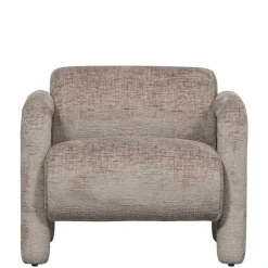 Cooler Designer Sessel in Beige Samt - Sestron