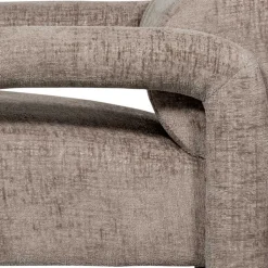 Cooler Designer Sessel in Beige Samt - Sestron