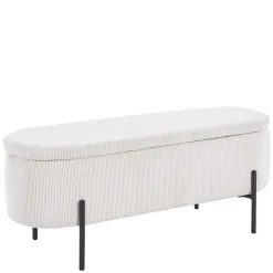 Cord Polsterbank mit Stauraum Truhe - Donostia