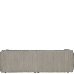 Cord Wohnzimmercouch in Beigegrau - Jamiesa