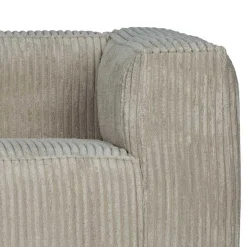 Cord Wohnzimmercouch in Beigegrau - Jamiesa