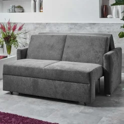 Couch mit hochwertiger Faltmechanik - Schlaffunktion - Pure