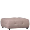Couchhocker in Mauve Stoff - Grove