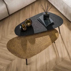 Couchtisch Duo in Nierenform - Emra (zweiteilig)