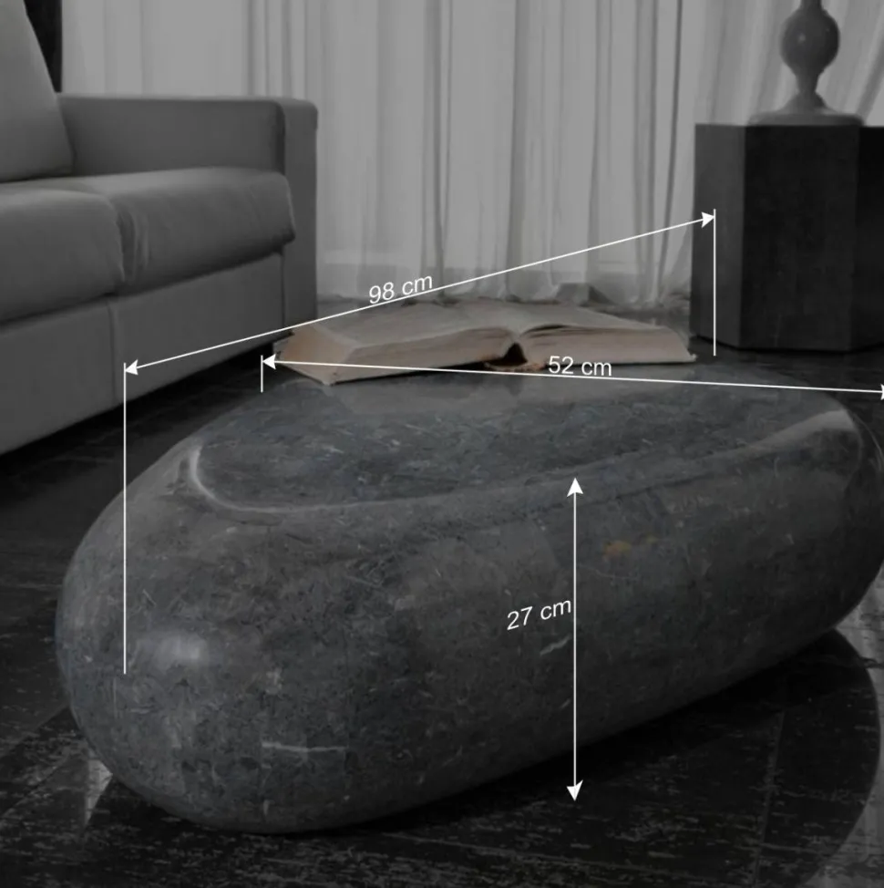 Couchtisch Gionna ohne Ecken und Kanten