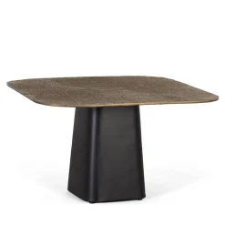 Couchtisch in Bronze mit Schwarz - Marcesion