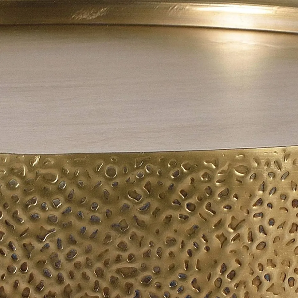 Couchtisch in Gold und Bronze - Beaven