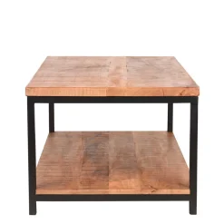 Couchtisch mit Ablageboden aus Massivholz - Jeen