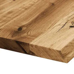 Couchtisch mit Baumkante aus Wildeiche geölt - Mandirov