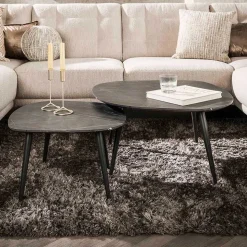 Couchtisch Paar im Retrostil - Simonas (zweiteilig)