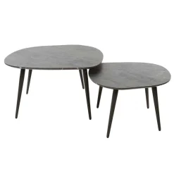 Couchtisch Paar im Retrostil - Simonas (zweiteilig)