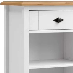 Country Badezimmer Regal aus Kiefer Massivholz - Sibiuta