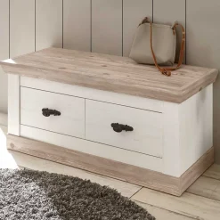 Country Flurbank mit 2 Schubladen - Nedita