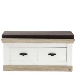 Country Flurbank mit 2 Schubladen - Nedita