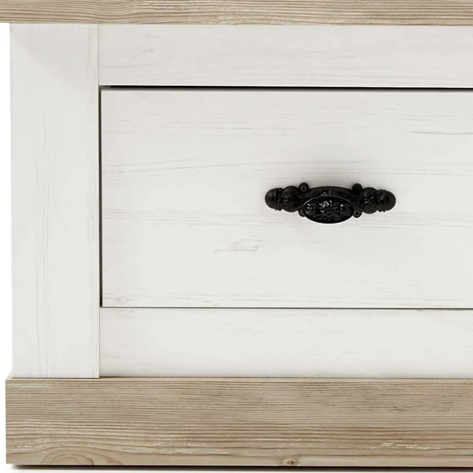 Country Flurbank mit 2 Schubladen - Nedita