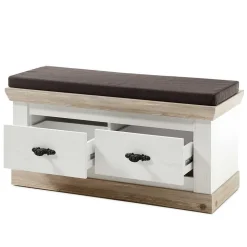 Country Garderoben Set mit Schrank - Nedita (dreiteilig)