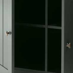 Country Kombi-Kommode in Dunkelgrün - Niestov