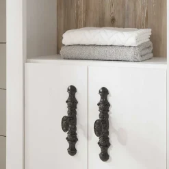 Country Style Badschrank 200 cm hoch - Doules