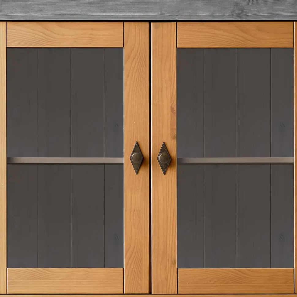 Country Style Buffet in Kiefer Lauge & Grau - Eshelas