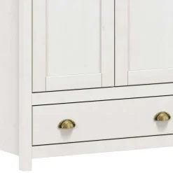 Country Style Kleiderschrank mit 2 Schubladen - Abelkav