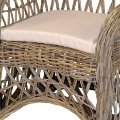 Country Style Rattansessel in Grey Wash - Lazium