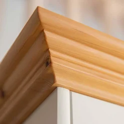 Country Style Vitrinenschrank 90x190x45 cm - Vitablo