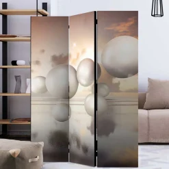 3D Druck Paravent mit Kugeln & Himmel - Igorian