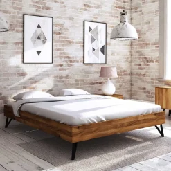 Dachzimmer Holzbett mit 190cm Länge - Mandirov