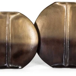 Deko Vasen Duo in Bronze - Ihra (zweiteilig)