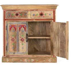 Dekorative Kommode mit bunten Ornament Mustern - Jalisa