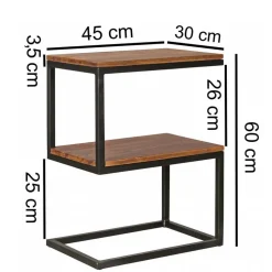 Design Ablagetisch Bebevos mit 60 cm Höhe