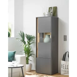 Design Anbauwand fürs Wohnzimmer - Ahilav (dreiteilig)