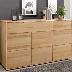 Design Anrichte aus Massivholz Kernbuche - Estville