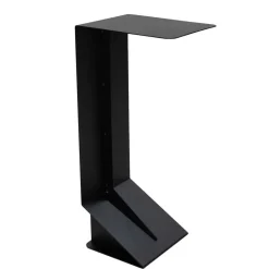 Design Anstelltisch aus schwarzem Stahl - Asta