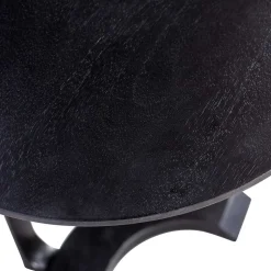 Design Anstelltische in Rund aus Holz - Corcondra (zweiteilig)