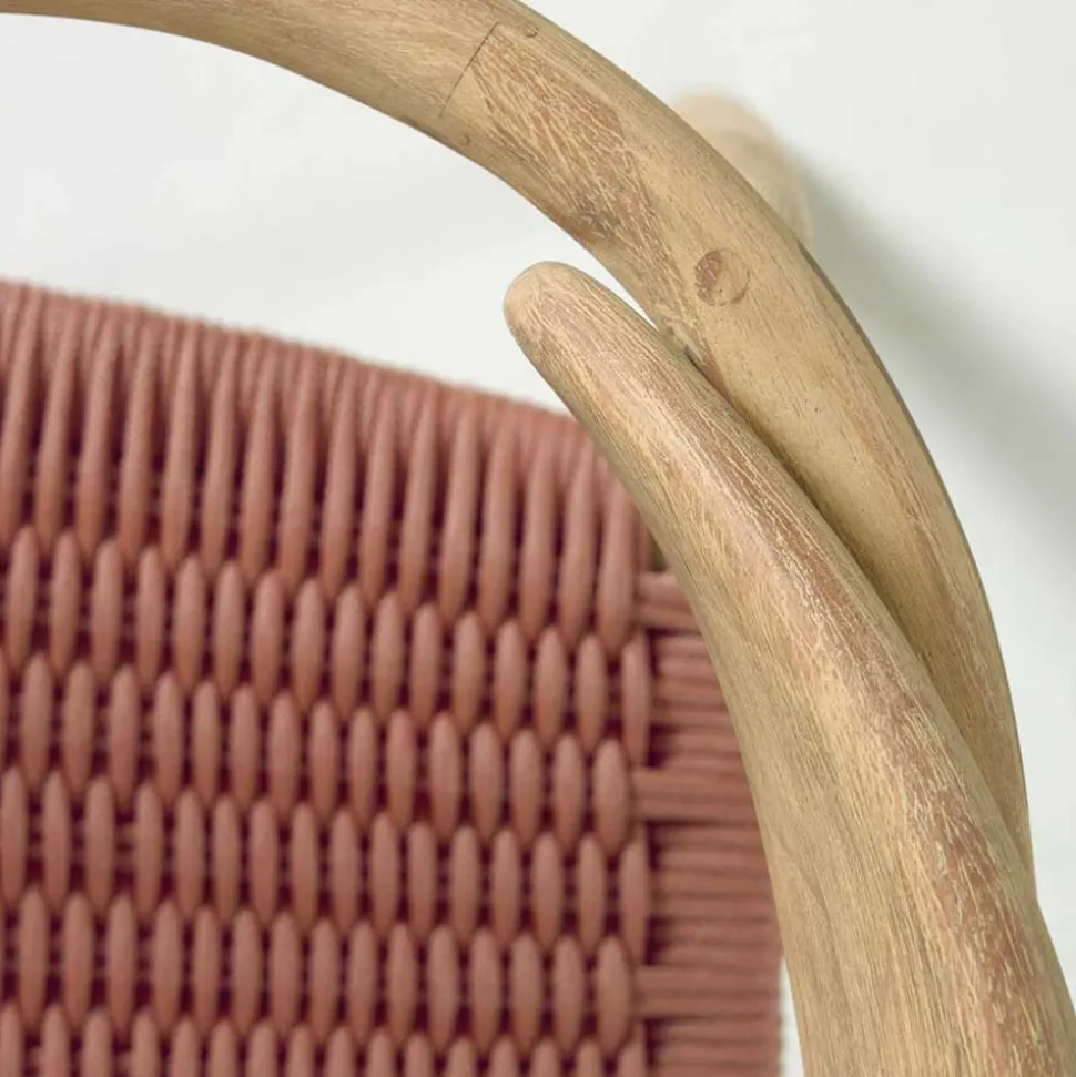 Design Armlehnenstühle mit Geflechtsitz - Renero (4er Set)