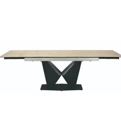 Design Ausziehtisch mit X-Säulengestell - Katell