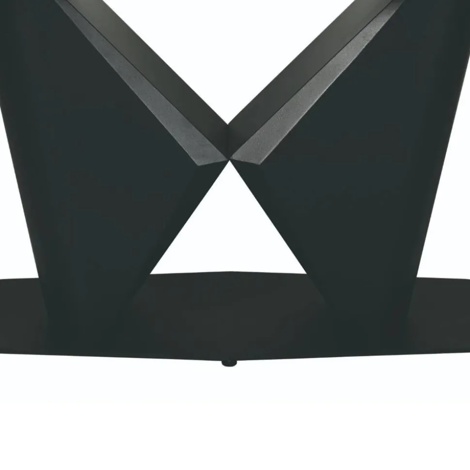 Design Ausziehtisch mit X-Säulengestell - Katell