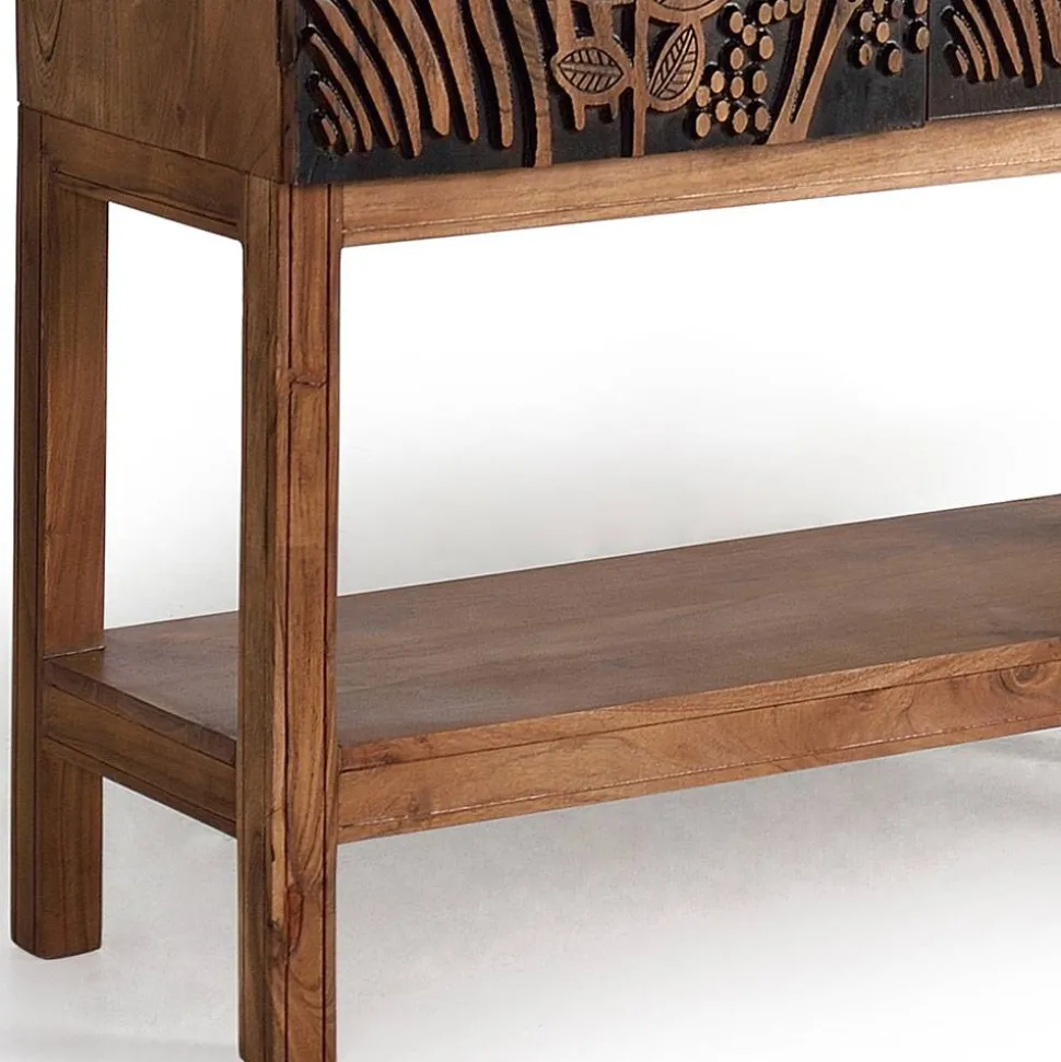 Design Barschrank mit Schnitzerei und Lack - Marcel