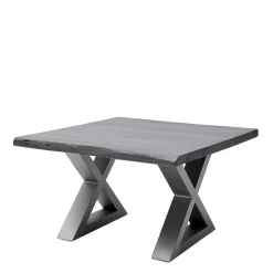 Design Baumkanten-Couchtisch in Grau - Siestago