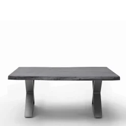 Design Baumkanten-Couchtisch in Grau - Siestago
