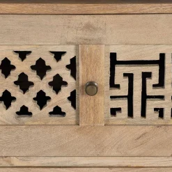 Design Bücherregal aus Mangobaum Massivholz - Valuta