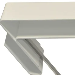 Design Beistelltisch aus Acryl in Weiß - Johnny