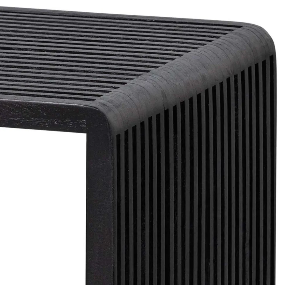 Design Beistelltisch Duo in Schwarz - Bagaci (zweiteilig)