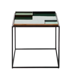 Design Beistelltisch mit 2 Einsätzen - Zalio